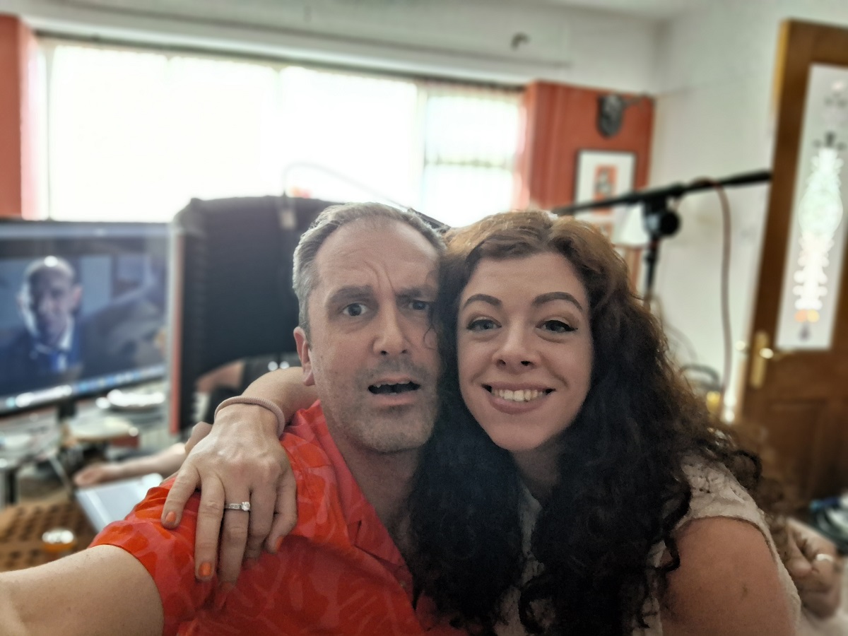 Nathan Head recording ADR on Blood Stream